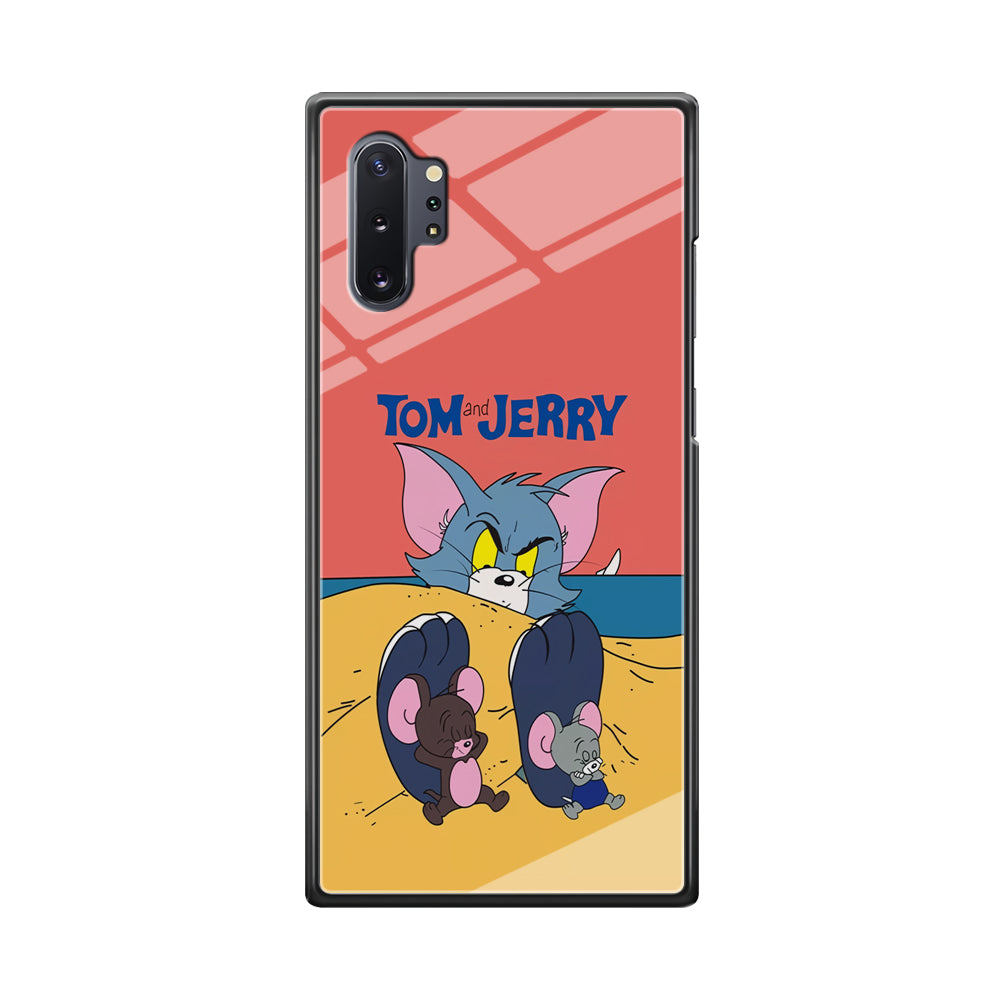 Tom and Jerry Enjoy at The Beach Samsung Galaxy Note 10 Plus Case