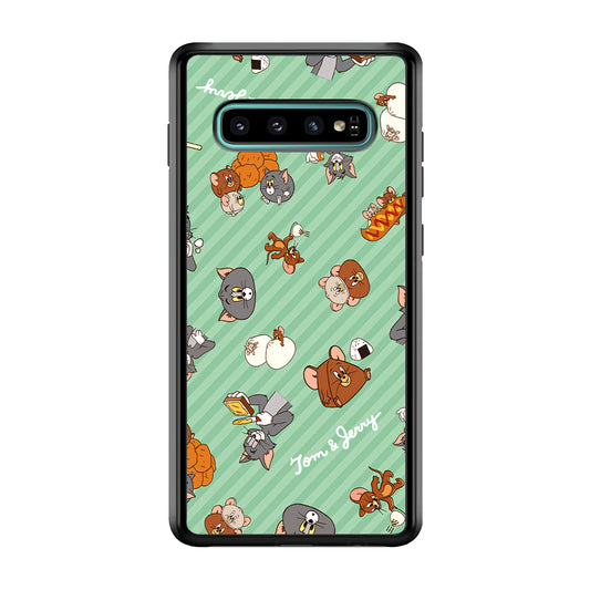 Tom and Jerry Food Imagination Samsung Galaxy S10 Case