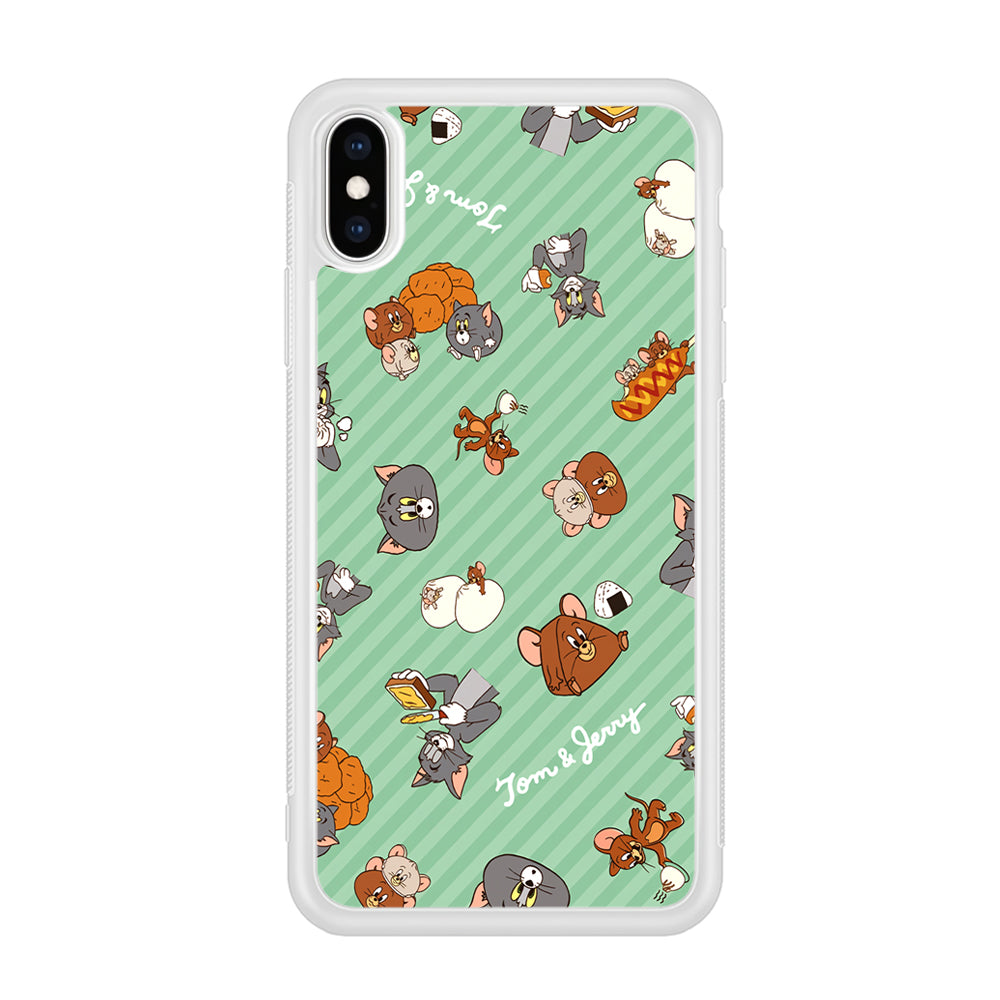 Tom and Jerry Food Imagination iPhone XS Case