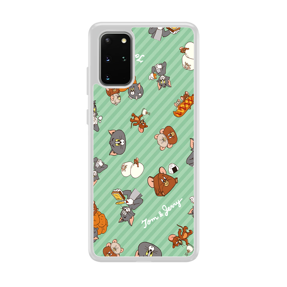 Tom and Jerry Food Imagination Samsung Galaxy S20 Plus Case