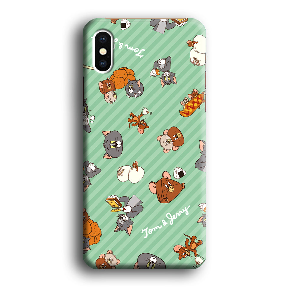 Tom and Jerry Food Imagination iPhone X Case
