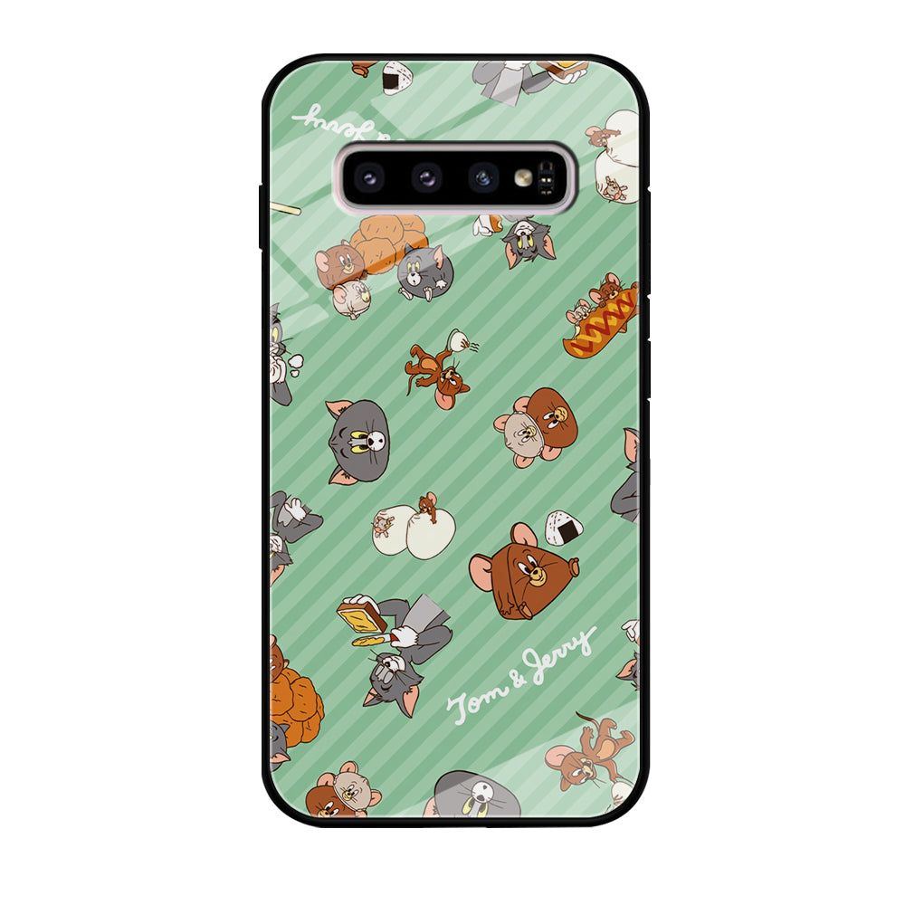 Tom and Jerry Food Imagination Samsung Galaxy S10 Plus Case