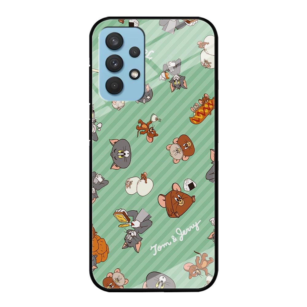 Tom and Jerry Food Imagination Samsung Galaxy A32 Case