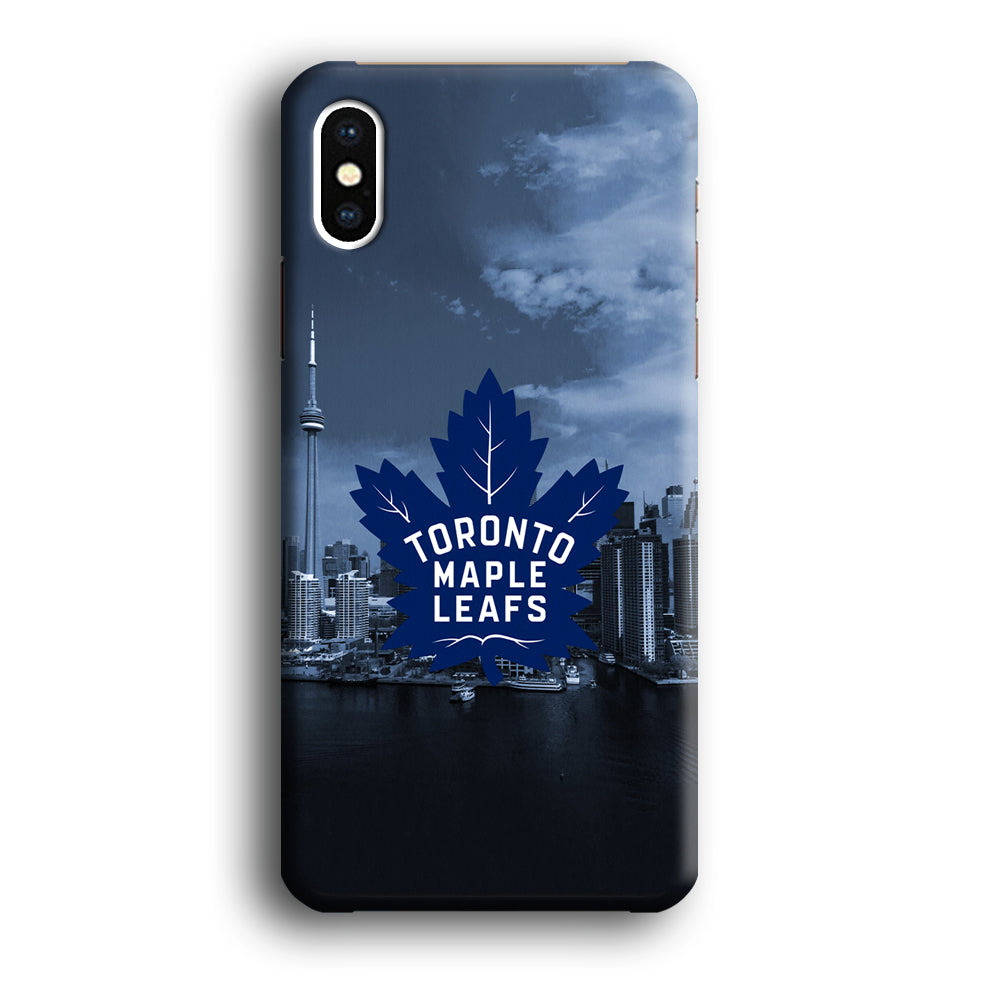 Toronto Maple Leafs Bluish Town iPhone X Case