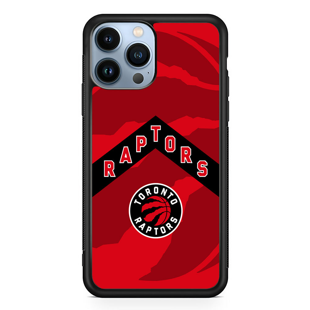 Toronto Raptors Black Triangle iPhone 13 Pro Max Case