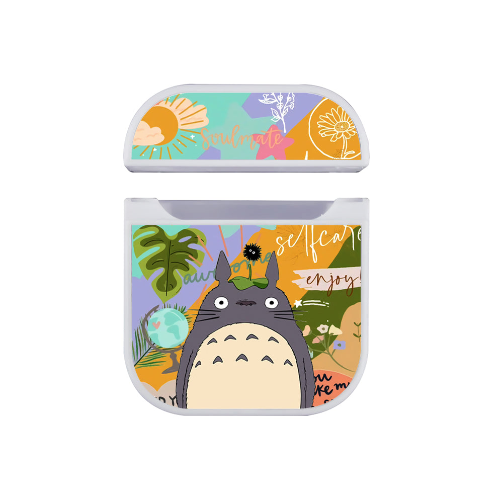 Totoro Soulmate in Life Hard Plastic Case Cover For Apple Airpods
