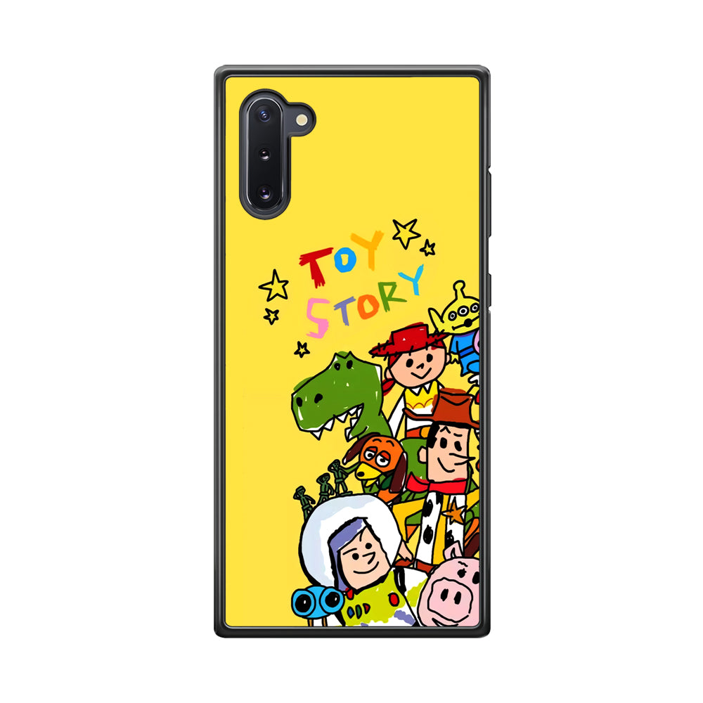 Toy Story Crayon Drawing Samsung Galaxy Note 10 Case