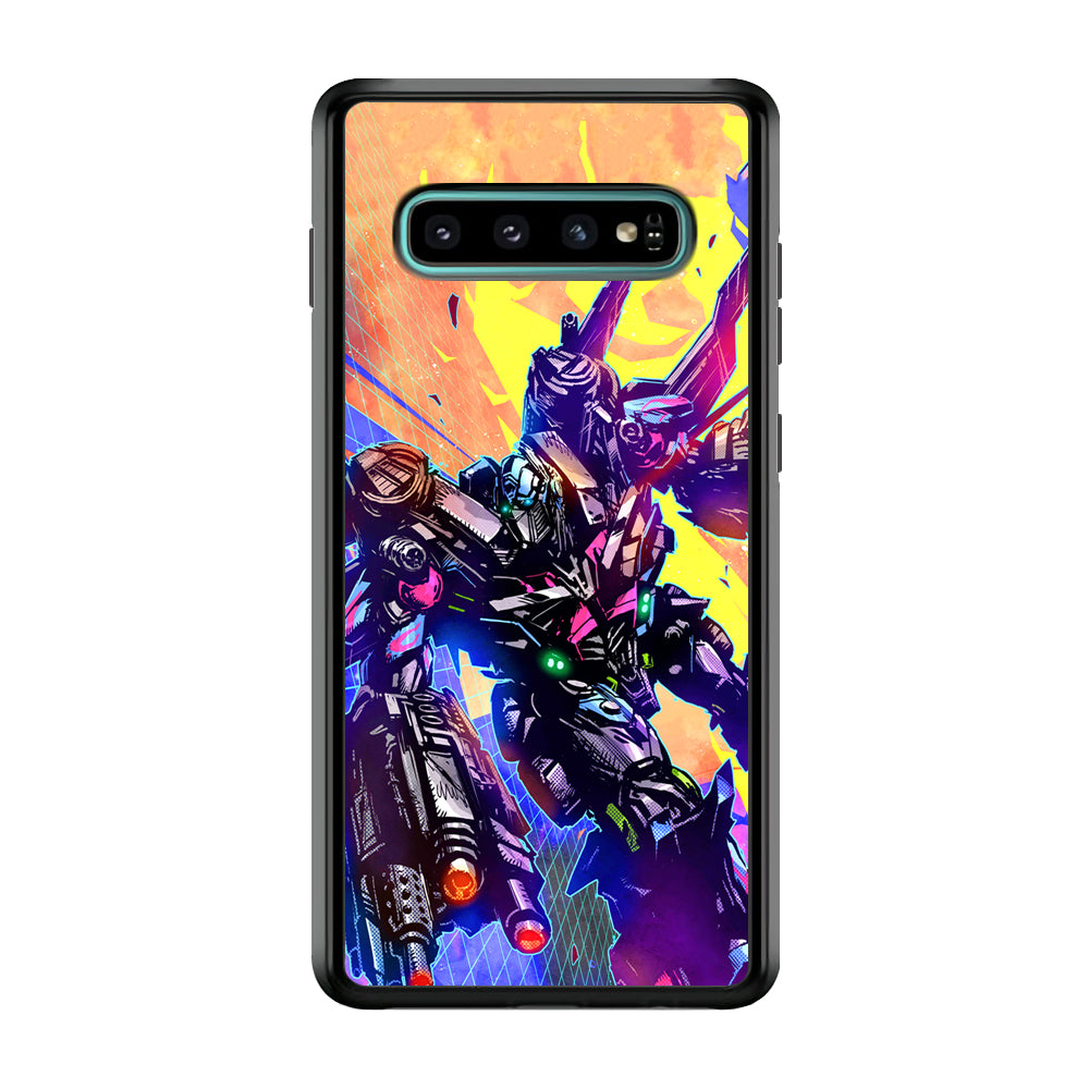 Transformers Attack from Optimus Samsung Galaxy S10 Plus Case
