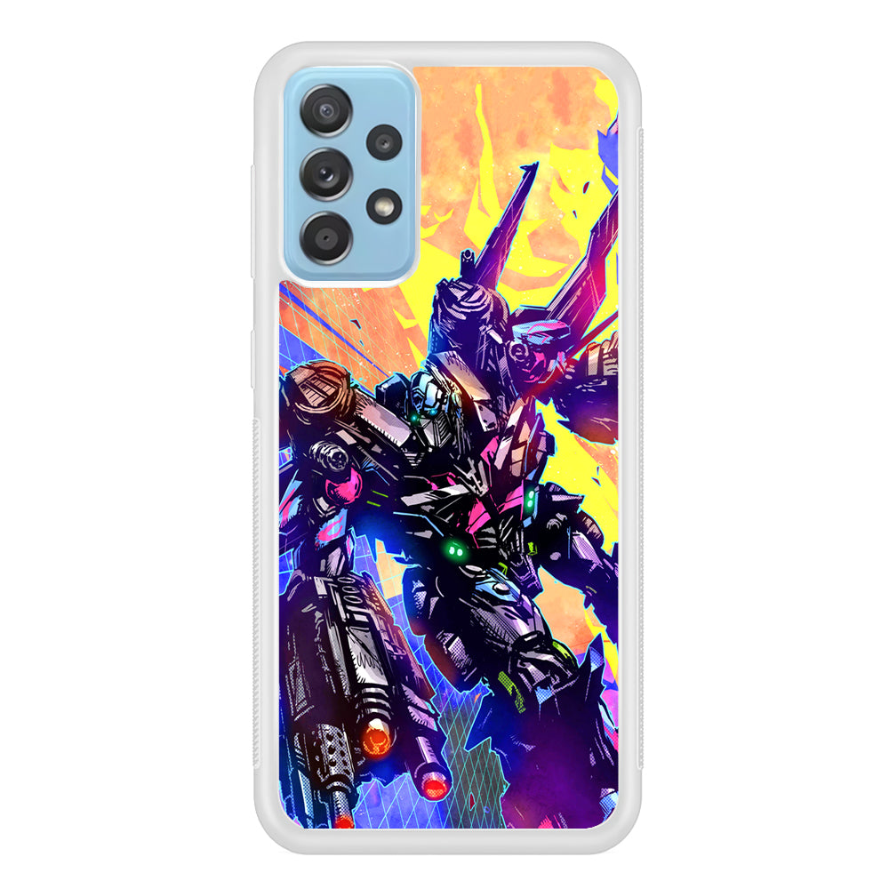 Transformers Attack from Optimus Samsung Galaxy A72 Case