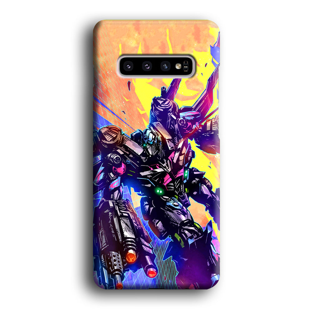 Transformers Attack from Optimus Samsung Galaxy S10 Plus Case