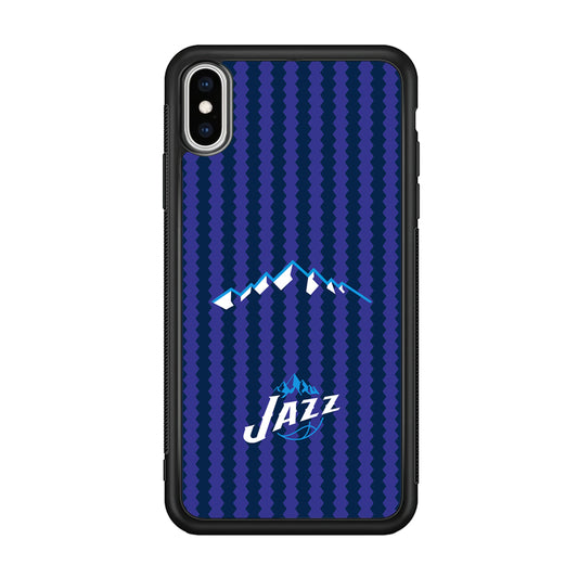 Utah Jazz Mount Logo Silhouette iPhone Xs Max Case