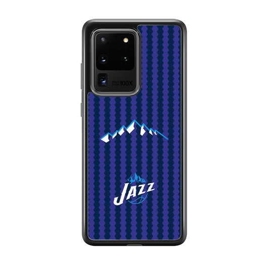 Utah Jazz Mount Logo Silhouette Samsung Galaxy S20 Ultra Case
