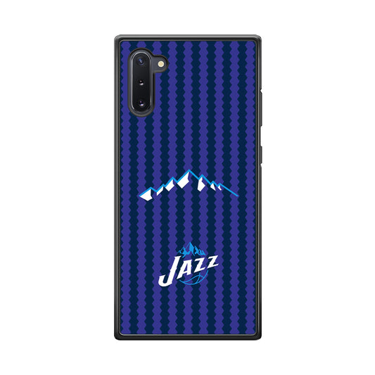 Utah Jazz Mount Logo Silhouette Samsung Galaxy Note 10 Case