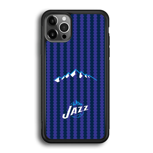 Utah Jazz Mount Logo Silhouette iPhone 12 Pro Case