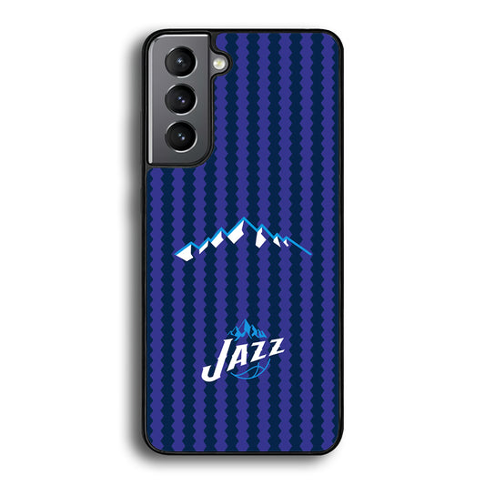 Utah Jazz Mount Logo Silhouette Samsung Galaxy S21 Case