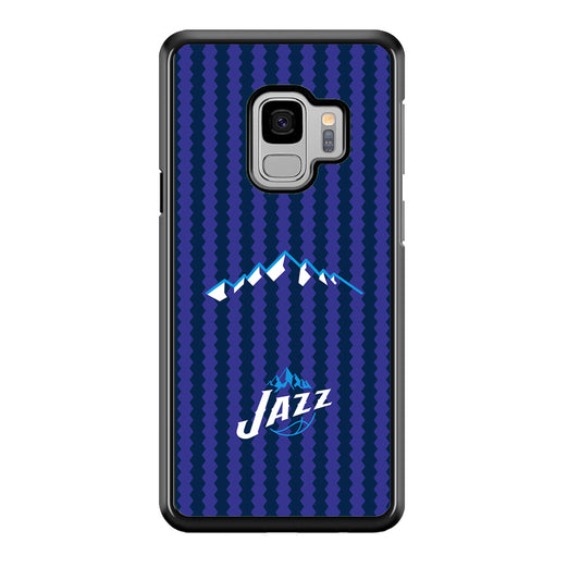 Utah Jazz Mount Logo Silhouette Samsung Galaxy S9 Case