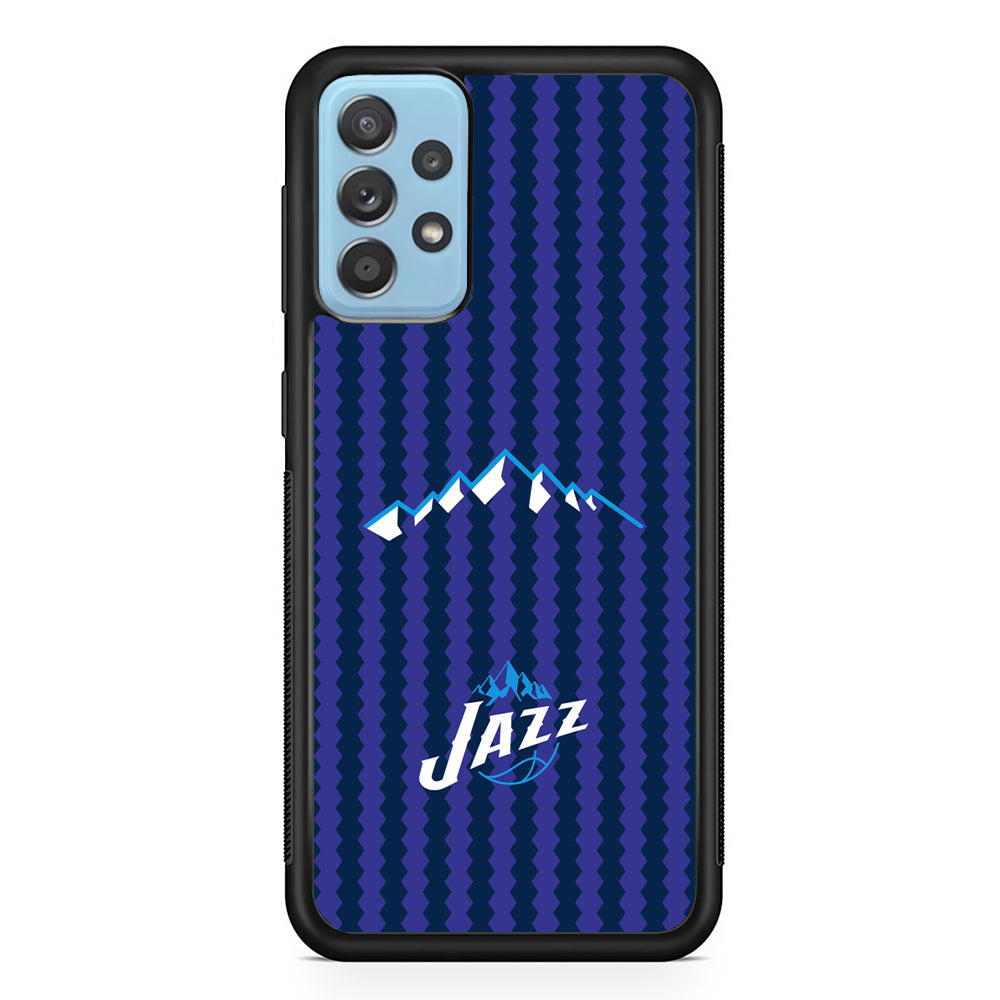 Utah Jazz Mount Logo Silhouette Samsung Galaxy A72 Case