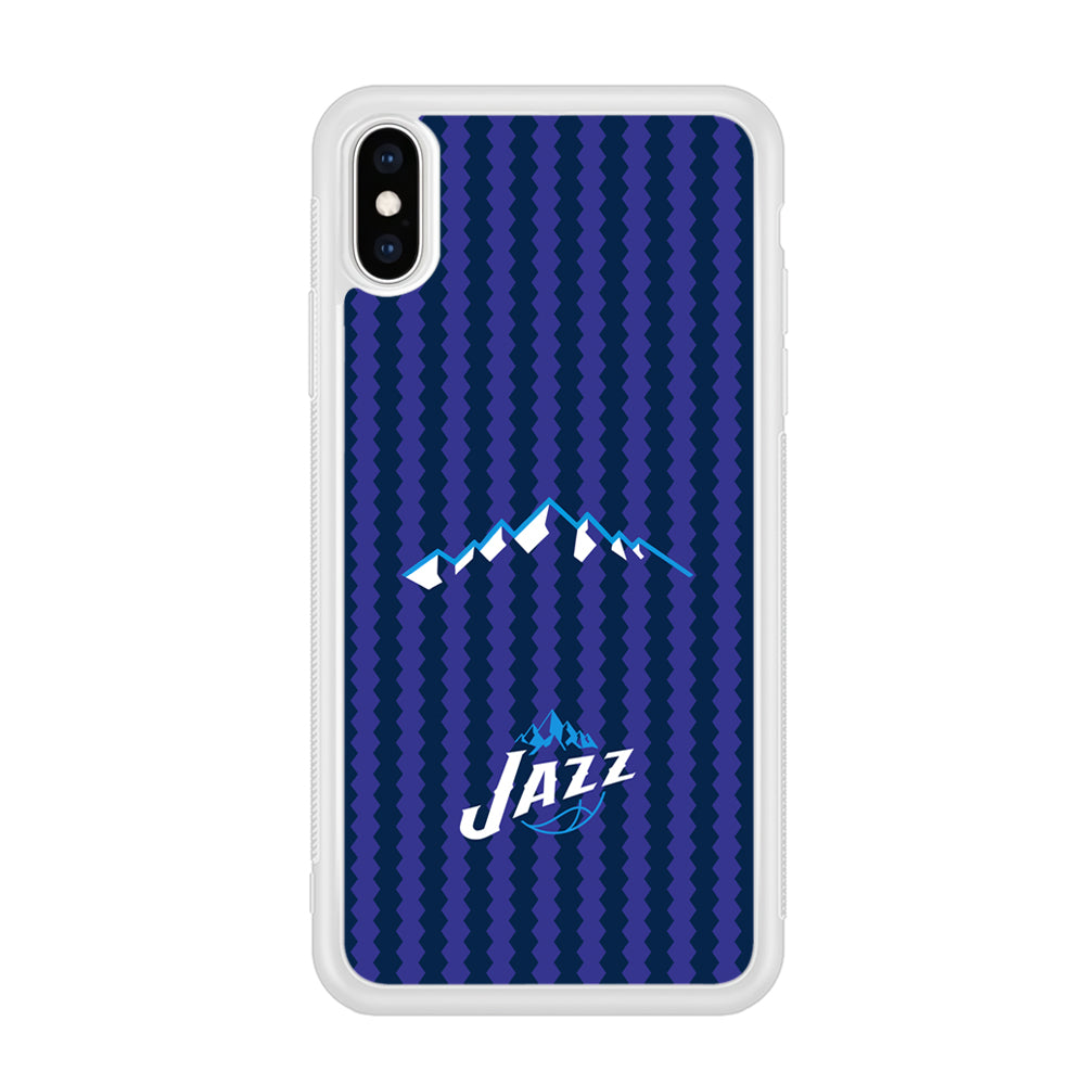 Utah Jazz Mount Logo Silhouette iPhone XS Case