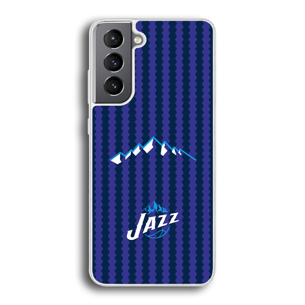 Utah Jazz Mount Logo Silhouette Samsung Galaxy S21 Case