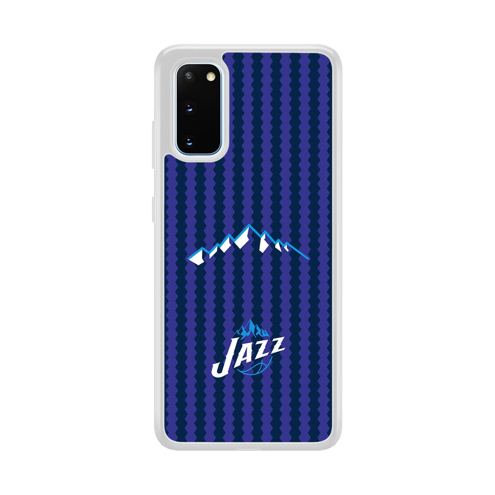 Utah Jazz Mount Logo Silhouette Samsung Galaxy S20 Case