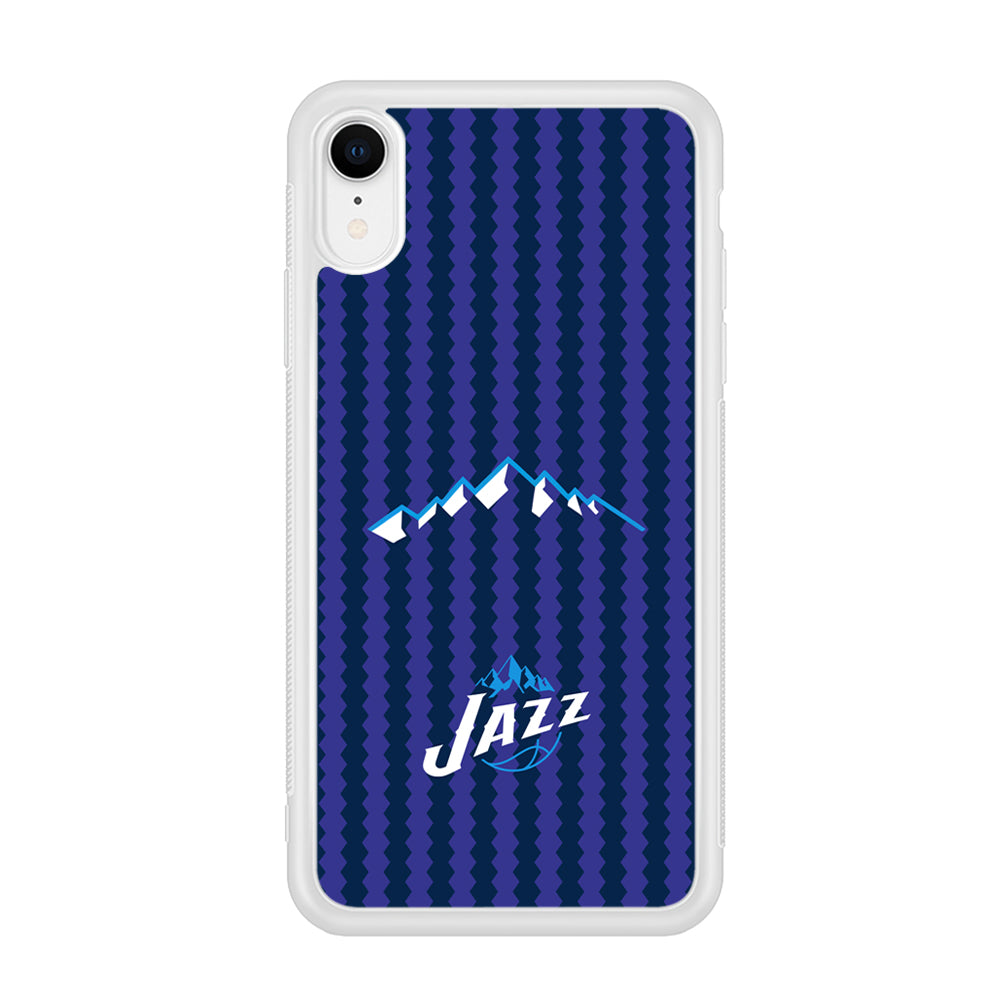 Utah Jazz Mount Logo Silhouette iPhone XR Case