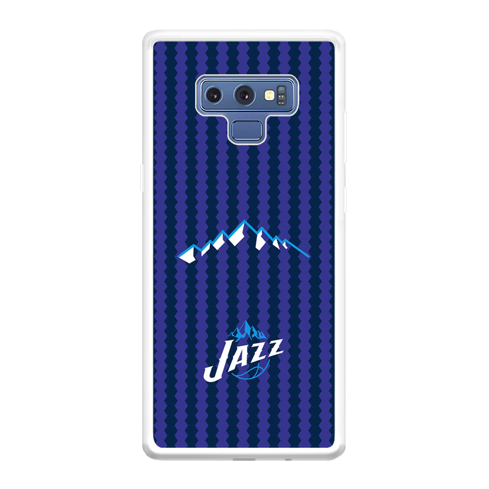 Utah Jazz Mount Logo Silhouette Samsung Galaxy Note 9 Case