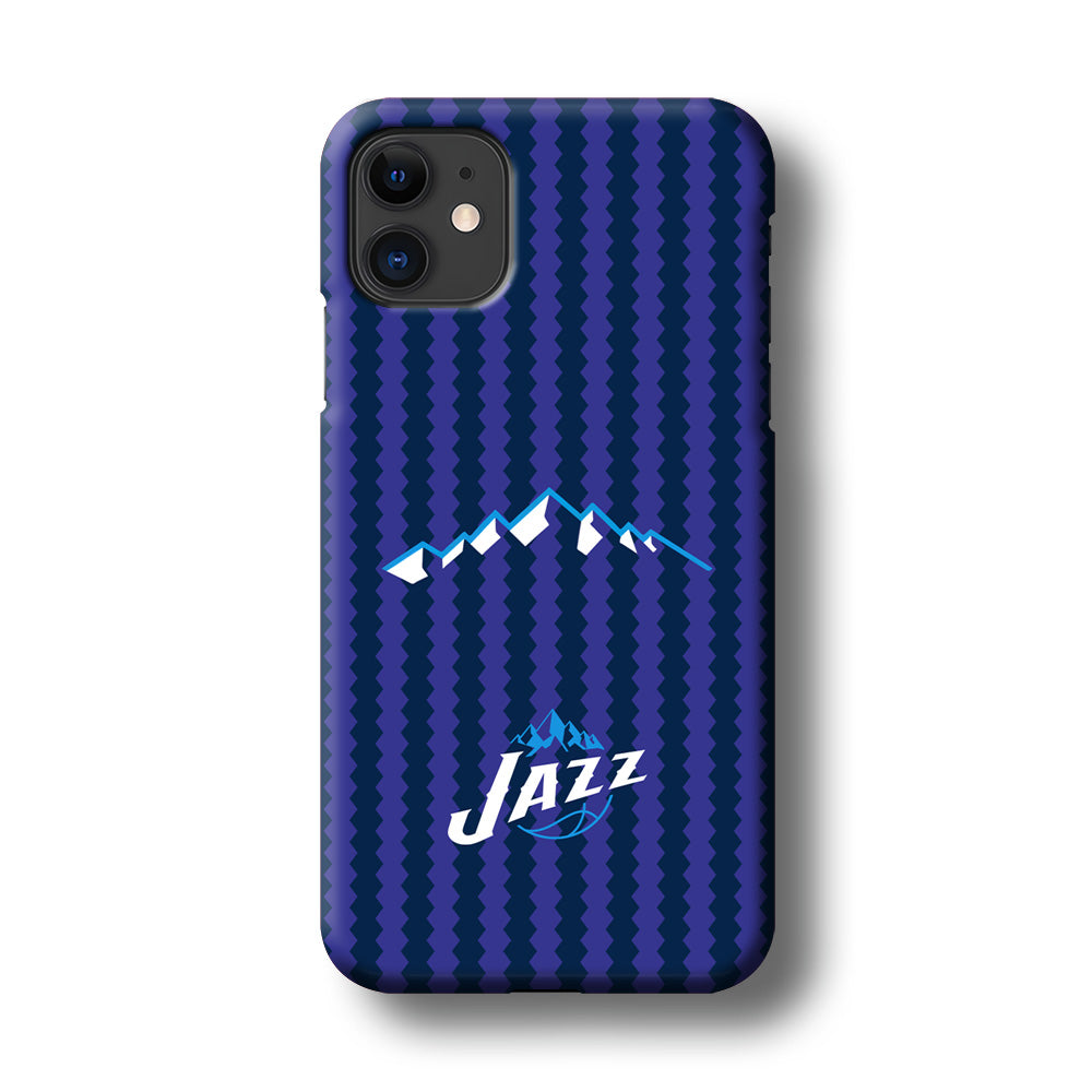 Utah Jazz Mount Logo Silhouette iPhone 11 Case