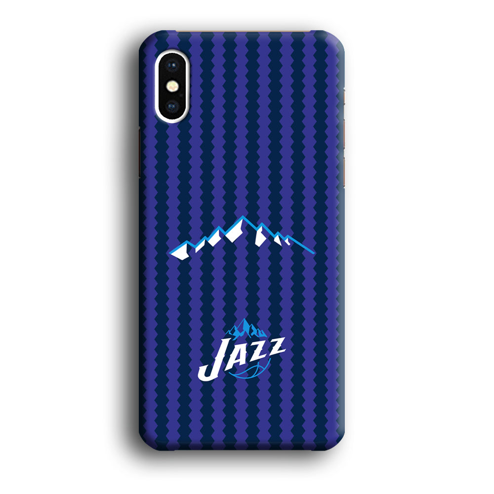 Utah Jazz Mount Logo Silhouette iPhone Xs Max Case