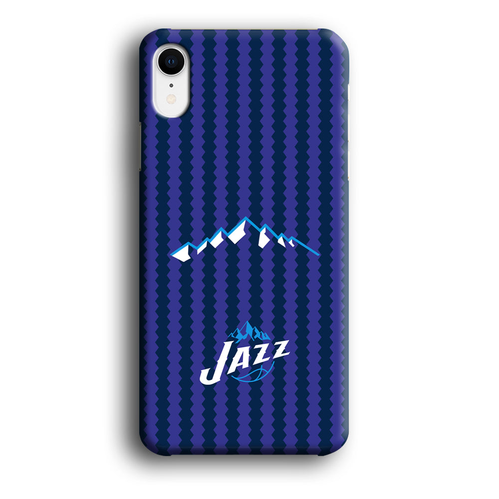 Utah Jazz Mount Logo Silhouette iPhone XR Case