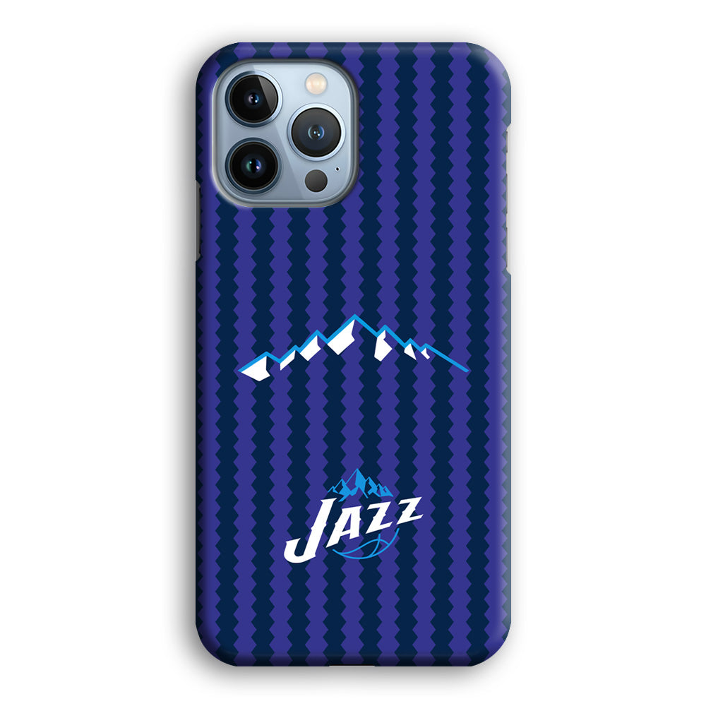 Utah Jazz Mount Logo Silhouette iPhone 13 Pro Case