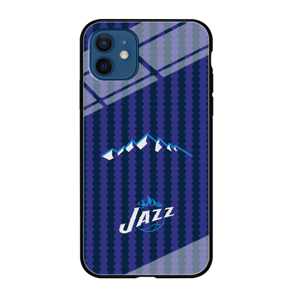 Utah Jazz Mount Logo Silhouette iPhone 12 Case