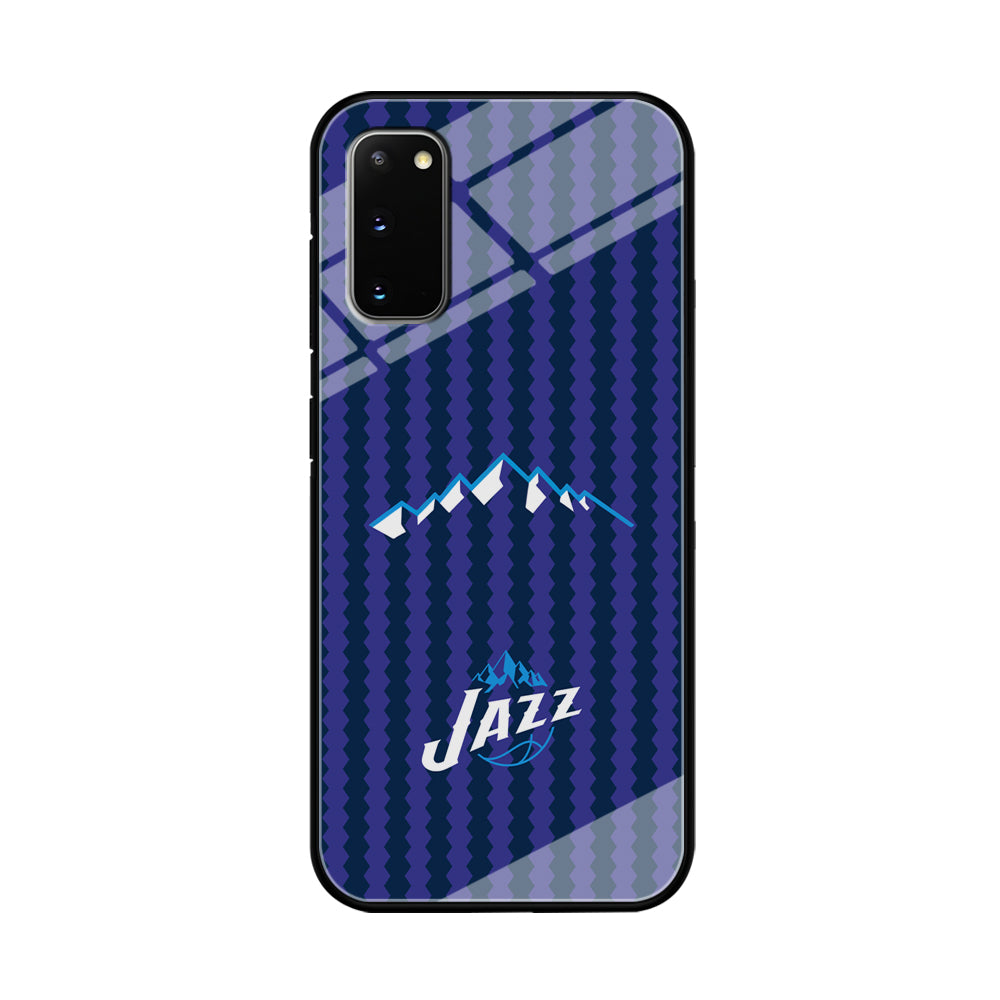 Utah Jazz Mount Logo Silhouette Samsung Galaxy S20 Case