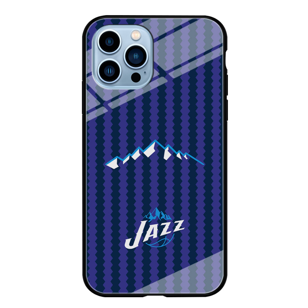 Utah Jazz Mount Logo Silhouette iPhone 13 Pro Max Case