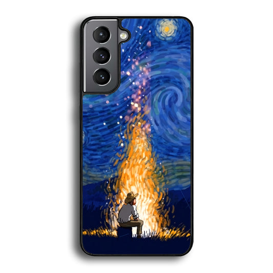 Van Gogh Ideas from Fire Flame Samsung Galaxy S21 Plus Case