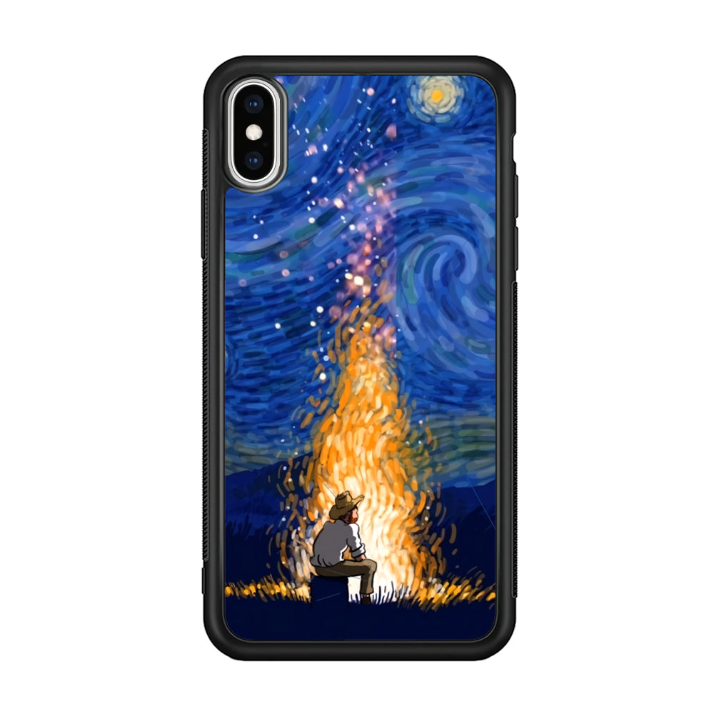 Van Gogh Ideas from Fire Flame iPhone XS Case