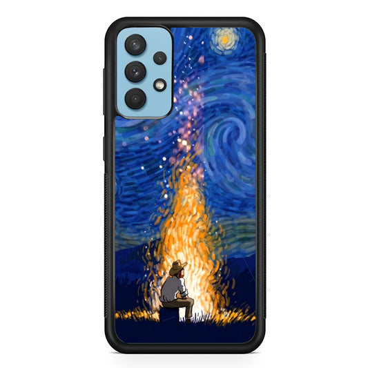Van Gogh Ideas from Fire Flame Samsung Galaxy A32 Case