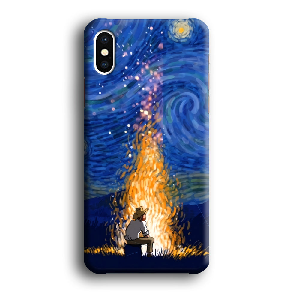 Van Gogh Ideas from Fire Flame iPhone XS Case