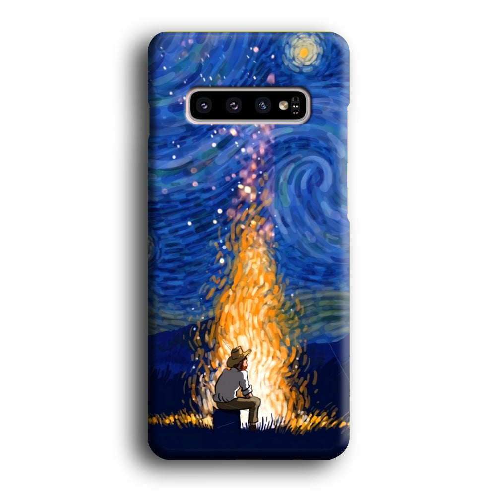 Van Gogh Ideas from Fire Flame Samsung Galaxy S10 Plus Case
