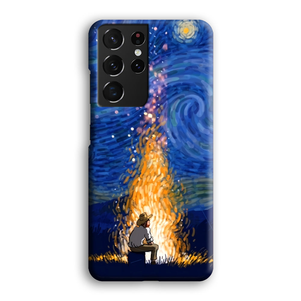 Van Gogh Ideas from Fire Flame Samsung Galaxy S21 Ultra Case