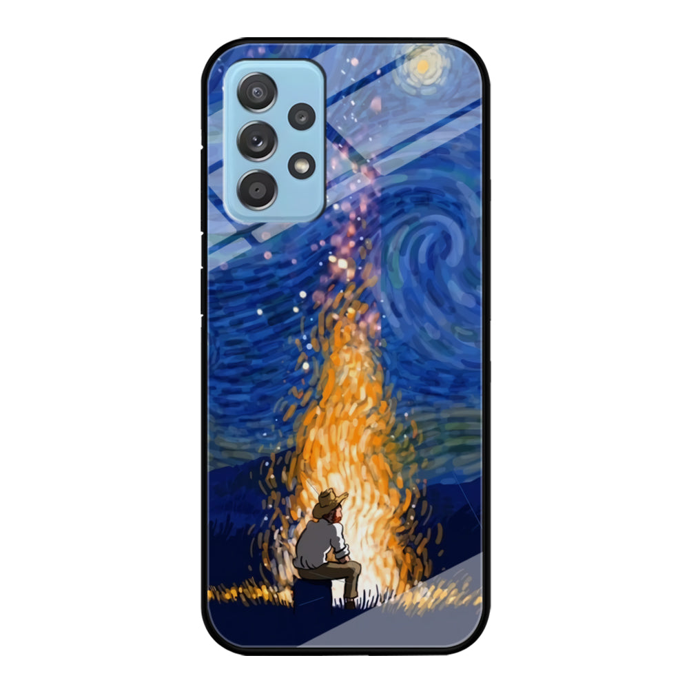 Van Gogh Ideas from Fire Flame Samsung Galaxy A52 Case