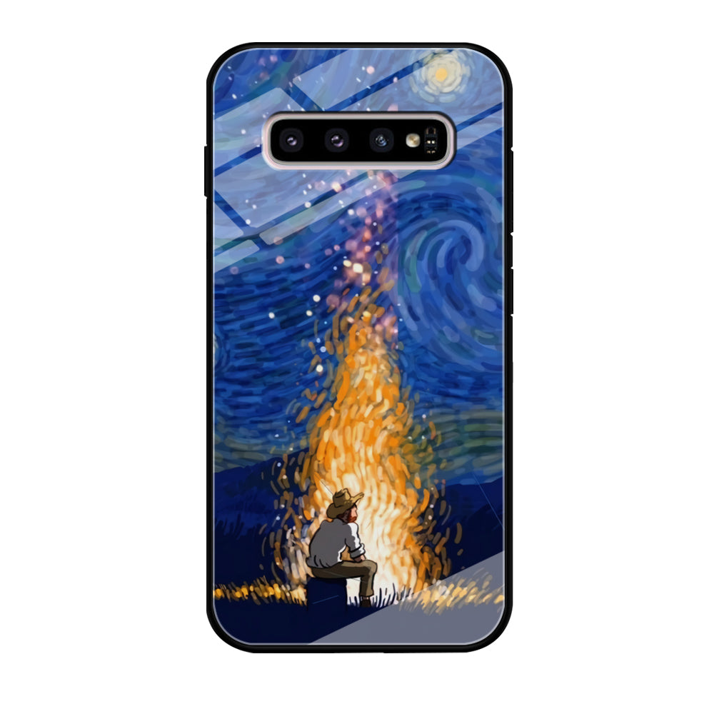 Van Gogh Ideas from Fire Flame Samsung Galaxy S10 Plus Case