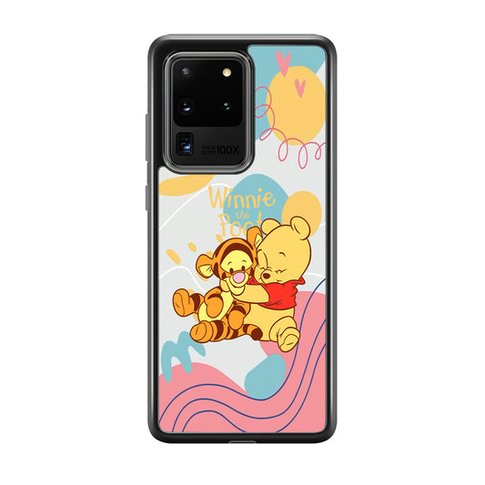 Winnie The Pooh Hug Wholeheartedly Samsung Galaxy S20 Ultra Case