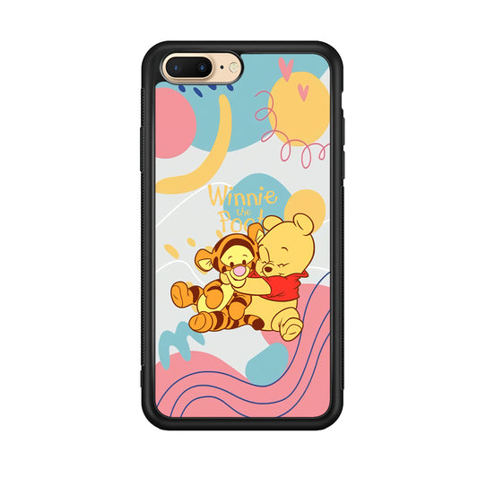 Winnie The Pooh Hug Wholeheartedly iPhone 8 Plus Case