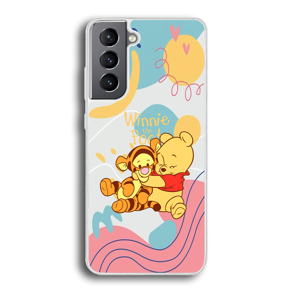Winnie The Pooh Hug Wholeheartedly Samsung Galaxy S21 Case