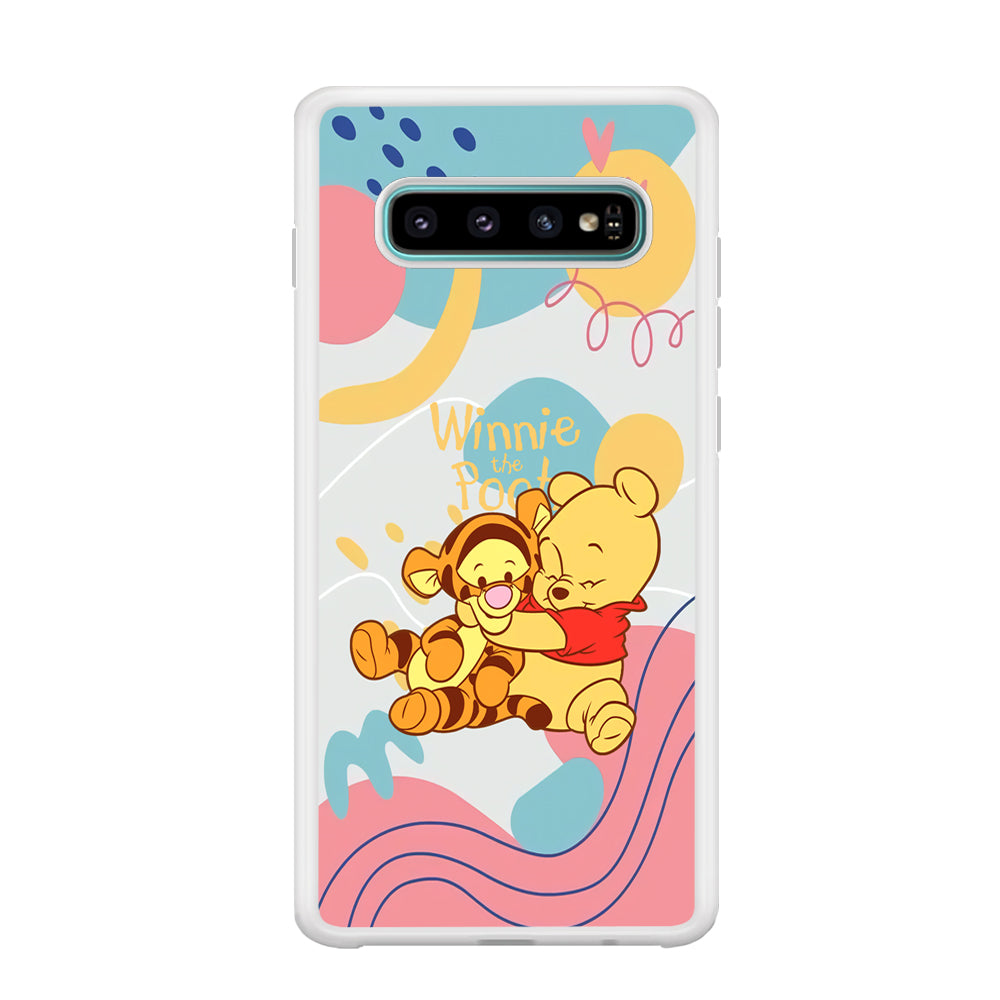 Winnie The Pooh Hug Wholeheartedly Samsung Galaxy S10 Plus Case