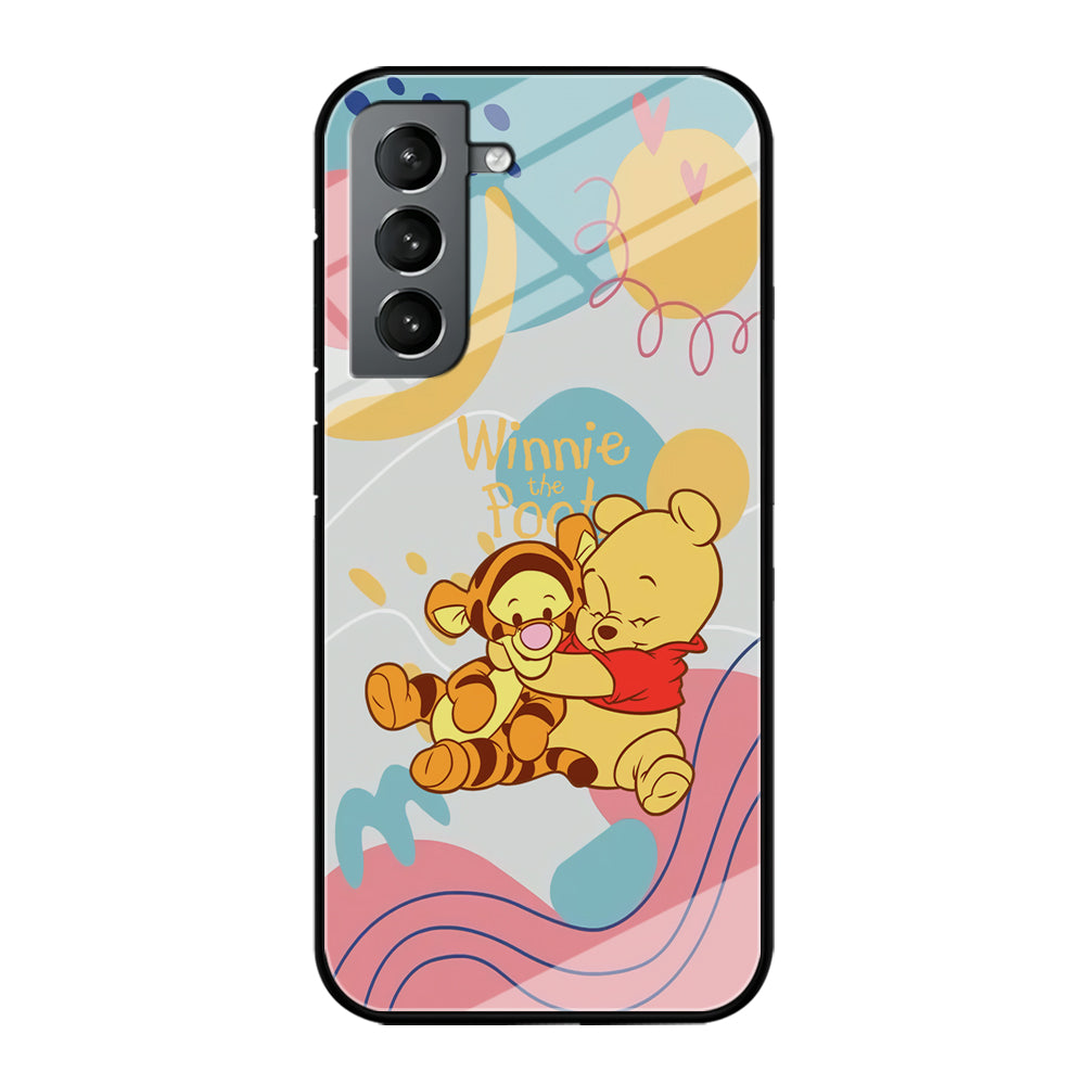 Winnie The Pooh Hug Wholeheartedly Samsung Galaxy S21 Plus Case