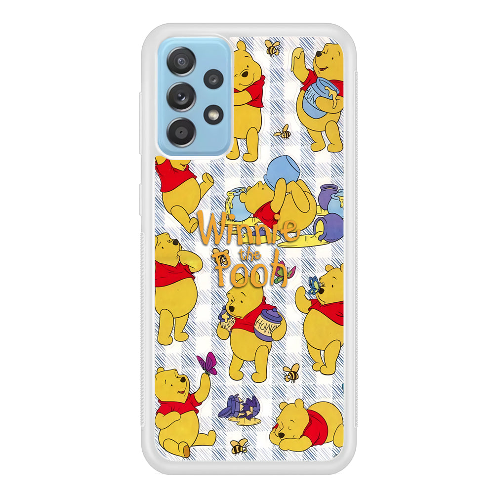 Winnie The Pooh Moment in A Day Samsung Galaxy A72 Case