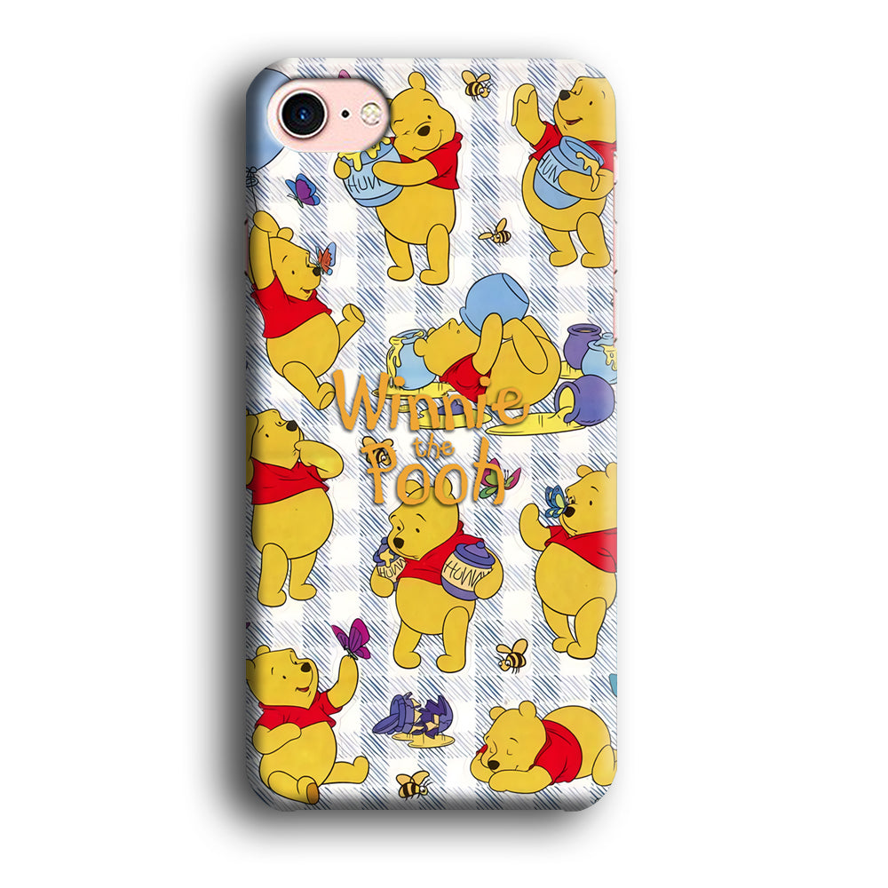 Winnie The Pooh Moment in A Day iPhone 8 Case