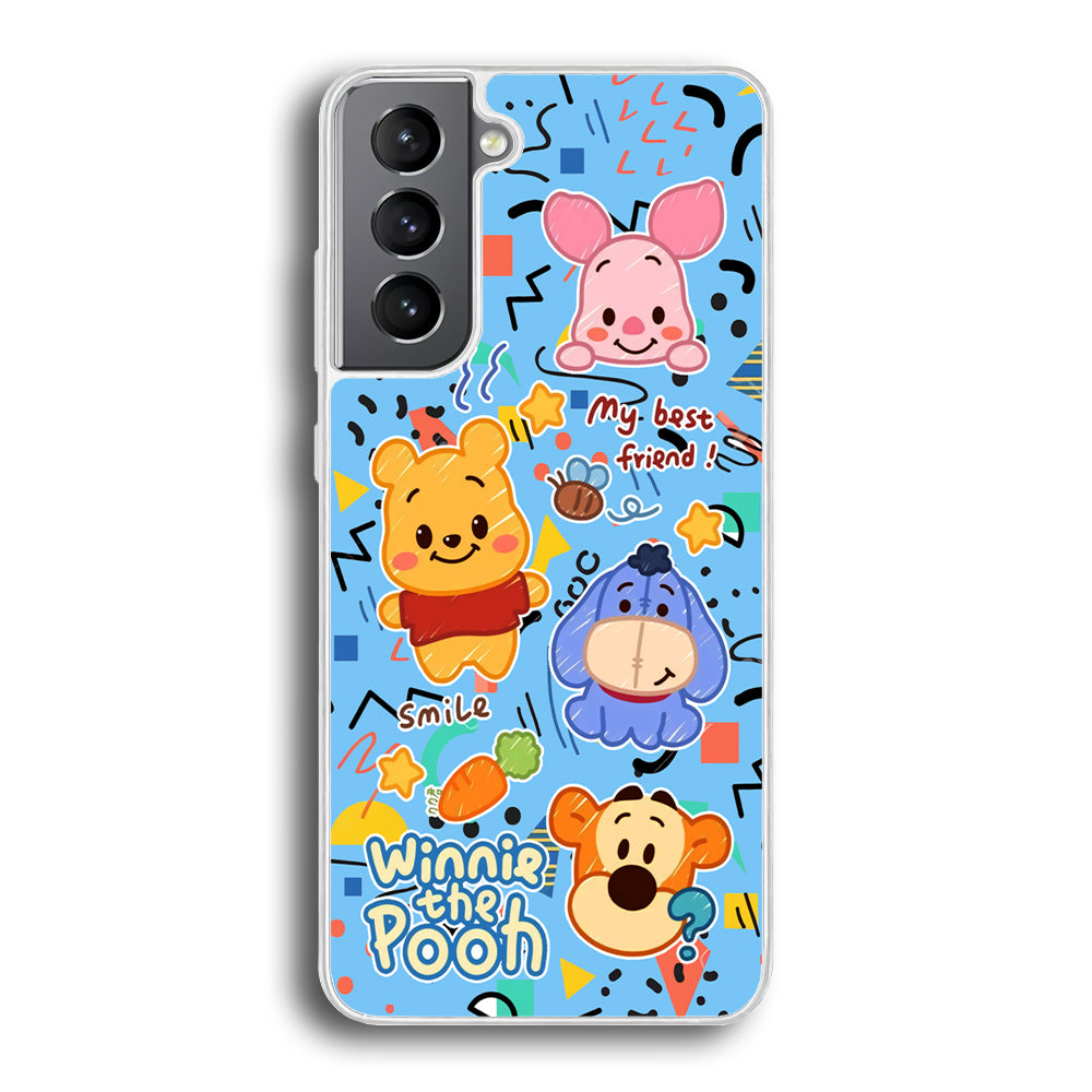Winnie The Pooh The Best Friend Samsung Galaxy S21 Plus Case
