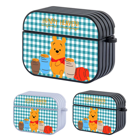 Winnie The Pooh at The Hunny Heaven Hard Plastic Case Cover For Apple Airpods Pro